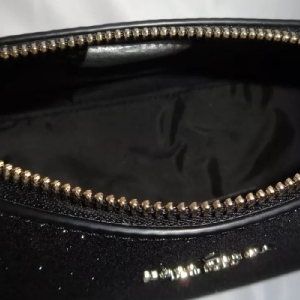 kate spade Black Glitter Cosmetic Bag - Picture 3 of 7